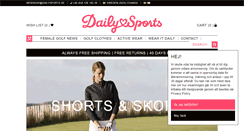 Desktop Screenshot of dailysports.se
