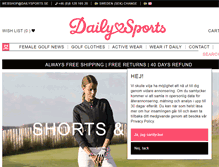 Tablet Screenshot of dailysports.se