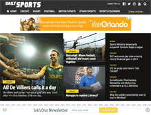 Tablet Screenshot of dailysports.lk